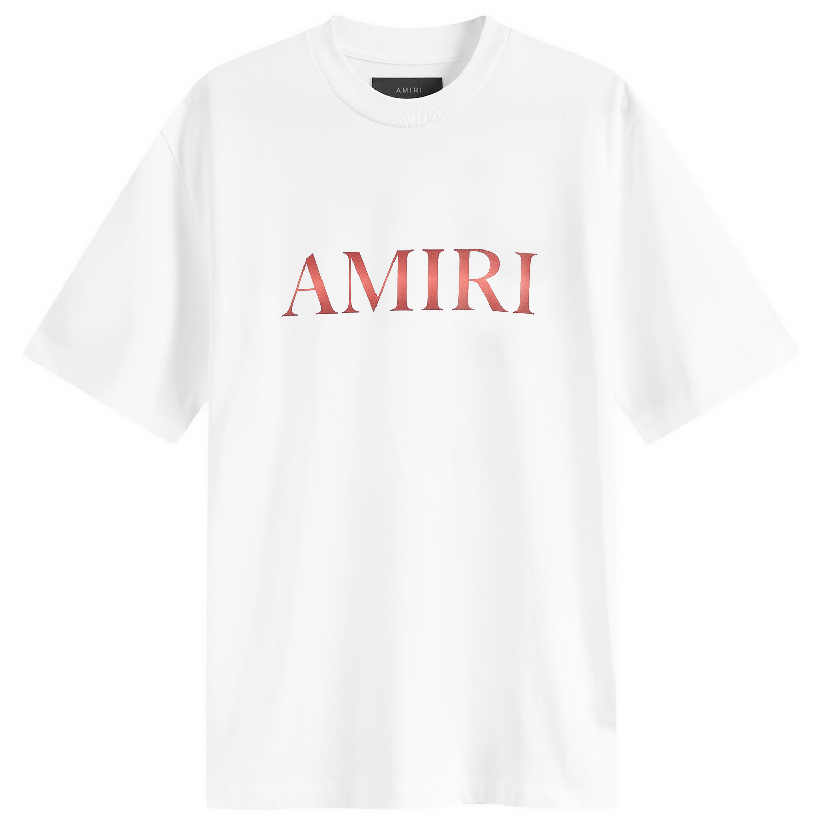 

Футболка Amiri Gradient Core Logo T-Shirt, цвет White & Red