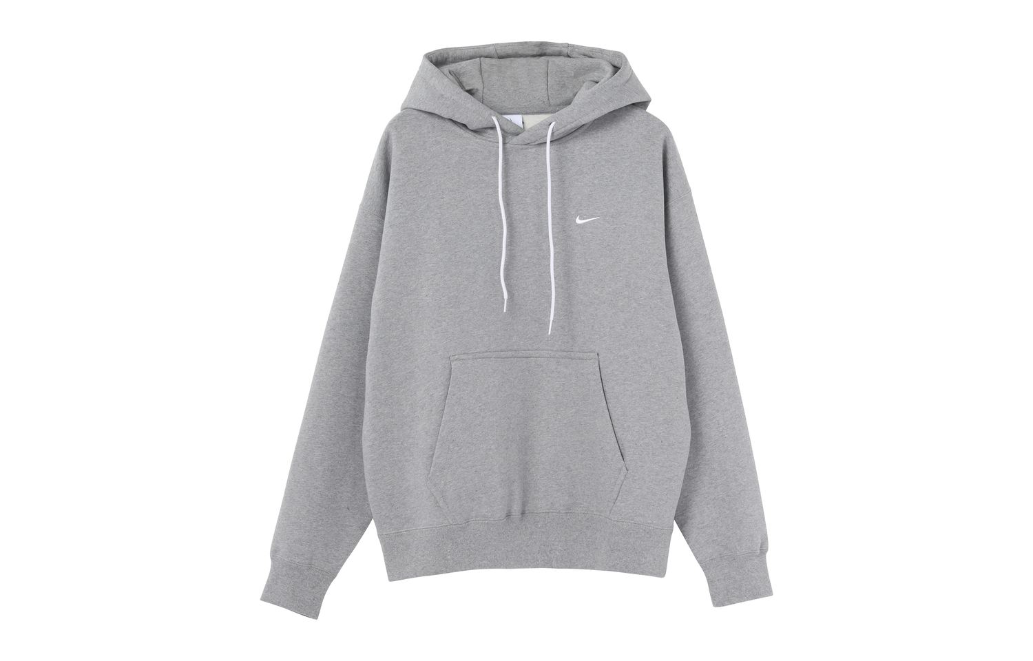 Lab Solo Swoosh Fleece Hoodie Asia Sizing Nike, серый — фото 3