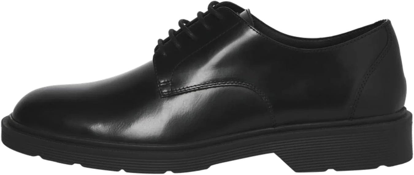 Мужские кожаные туфли на шнуровке Jack & Jones Jfwdax Styd Noos, Charcoal