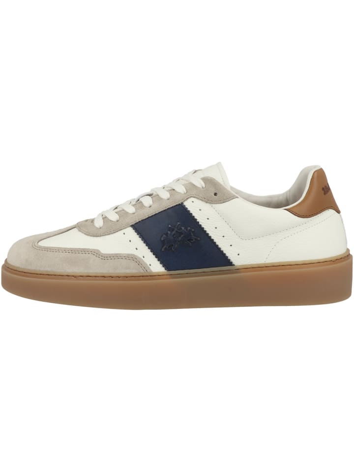 

Низкие кеды LFM251 бежевого цвета La Martina