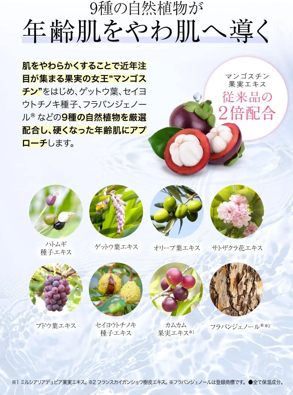 Лосьон для тела увлажняющий Kenko Cosme Soft Skin Mangosteen Lotion Extra 100 мл — фото 4