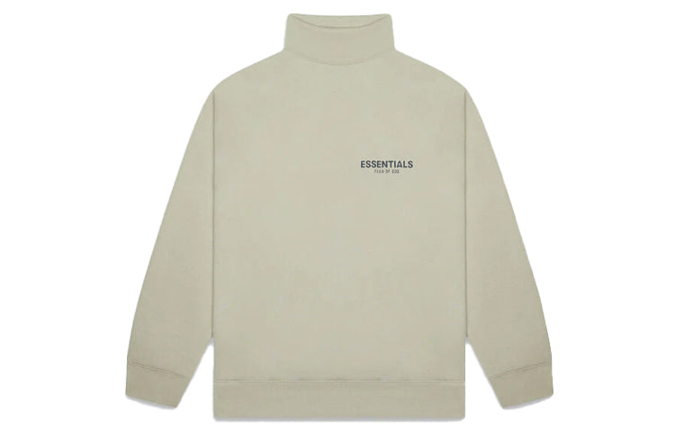 Спортивная толстовка Fear of God Essentials FW20 Mock Neck Sweatshirt 'Moss' FOG-FW20-296, зеленый — фото 2