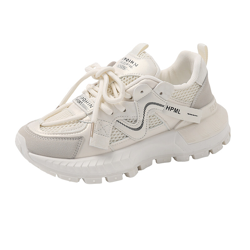 

Кроссовки ABCYLM Chunky Sneakers Women's Low-Top, Бежевый, Кроссовки ABCYLM Chunky Sneakers Women's Low-Top