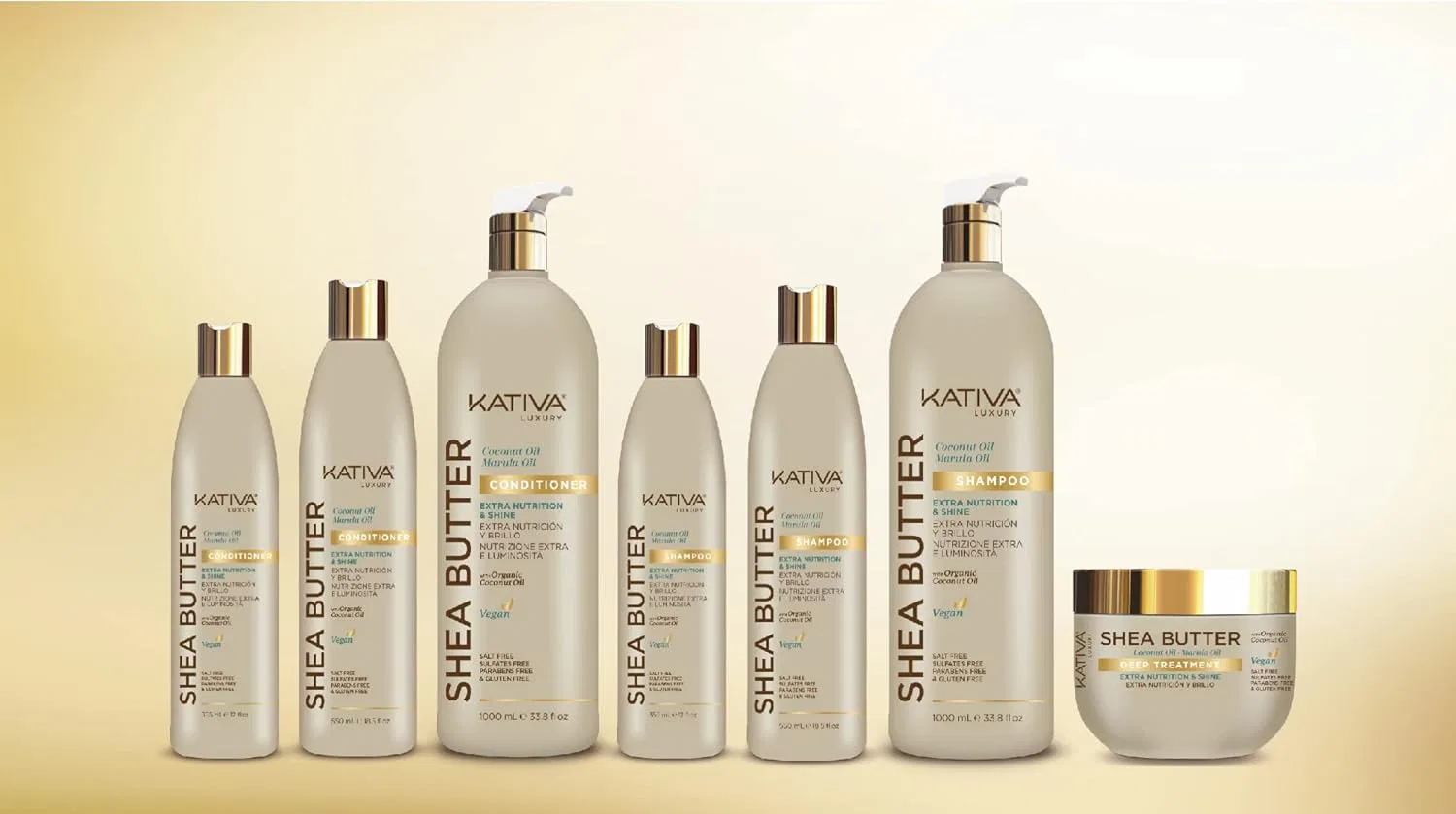 Шампунь «Shea Butter Coconut & Marula Oil» от Kativa, 1000 мл Kativa — фото 2