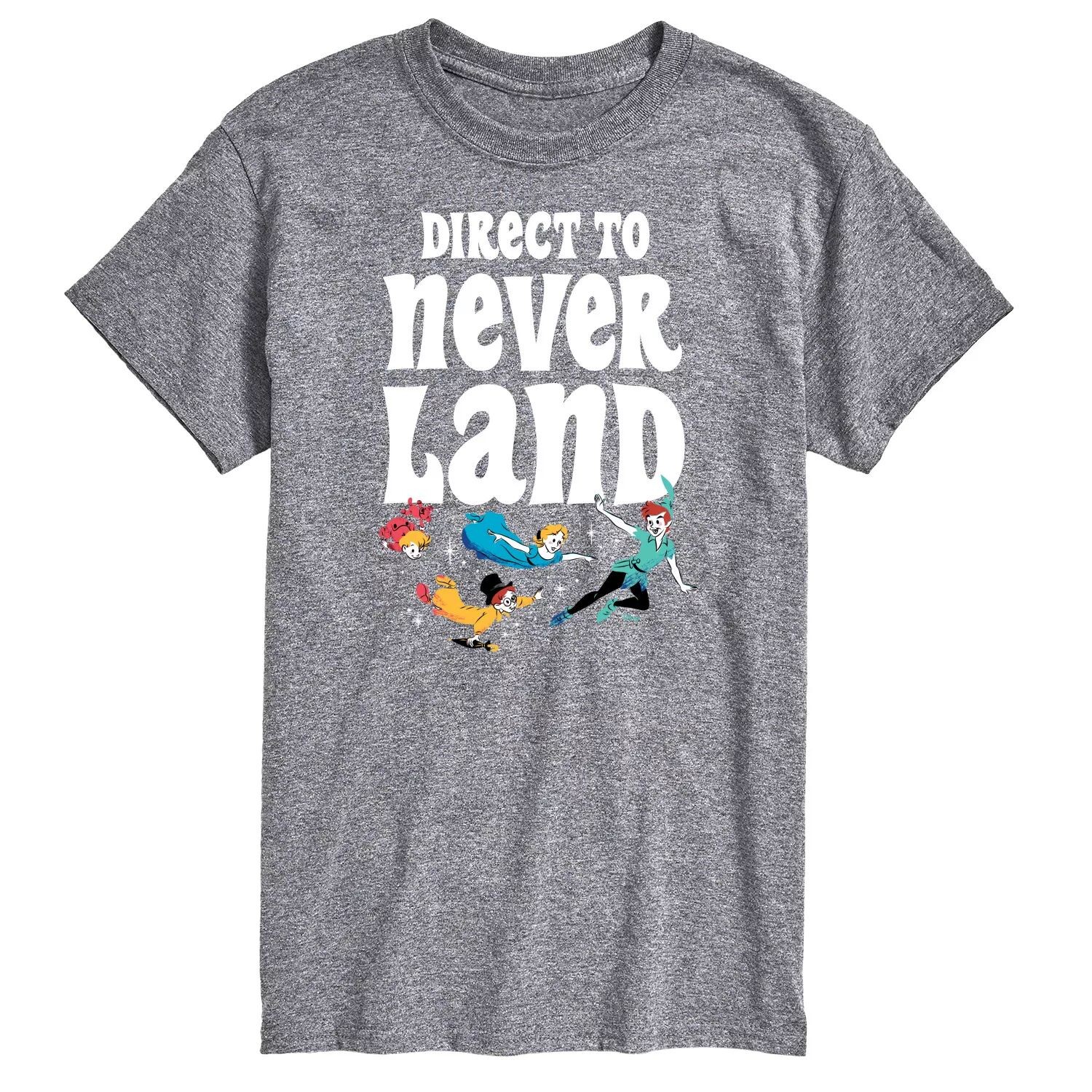 

Футболка Disney's Peter Pan Big & Tall Never Land с рисунком License