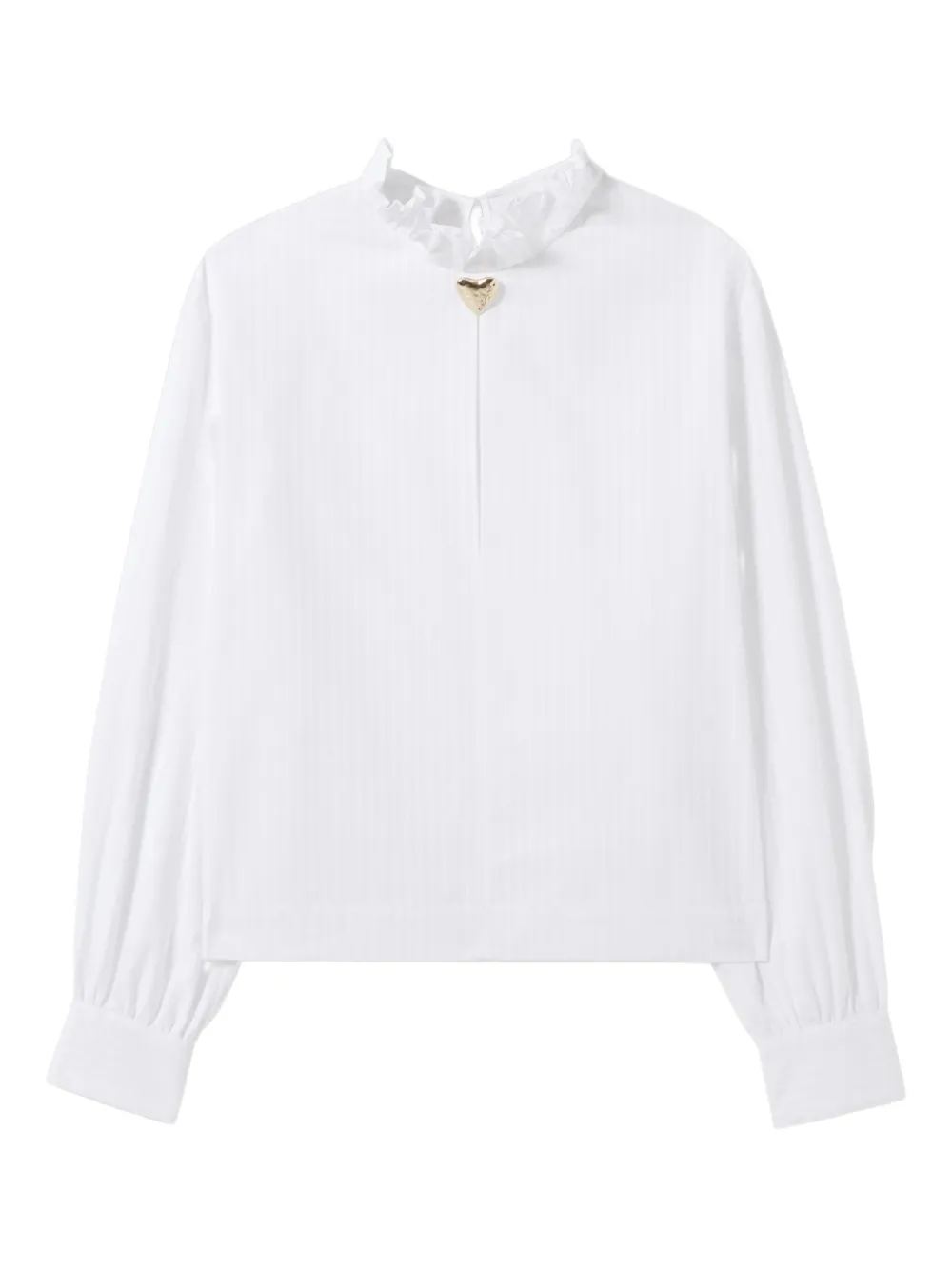 

Декорированная блузка в полоску Claudie Pierlot, белый