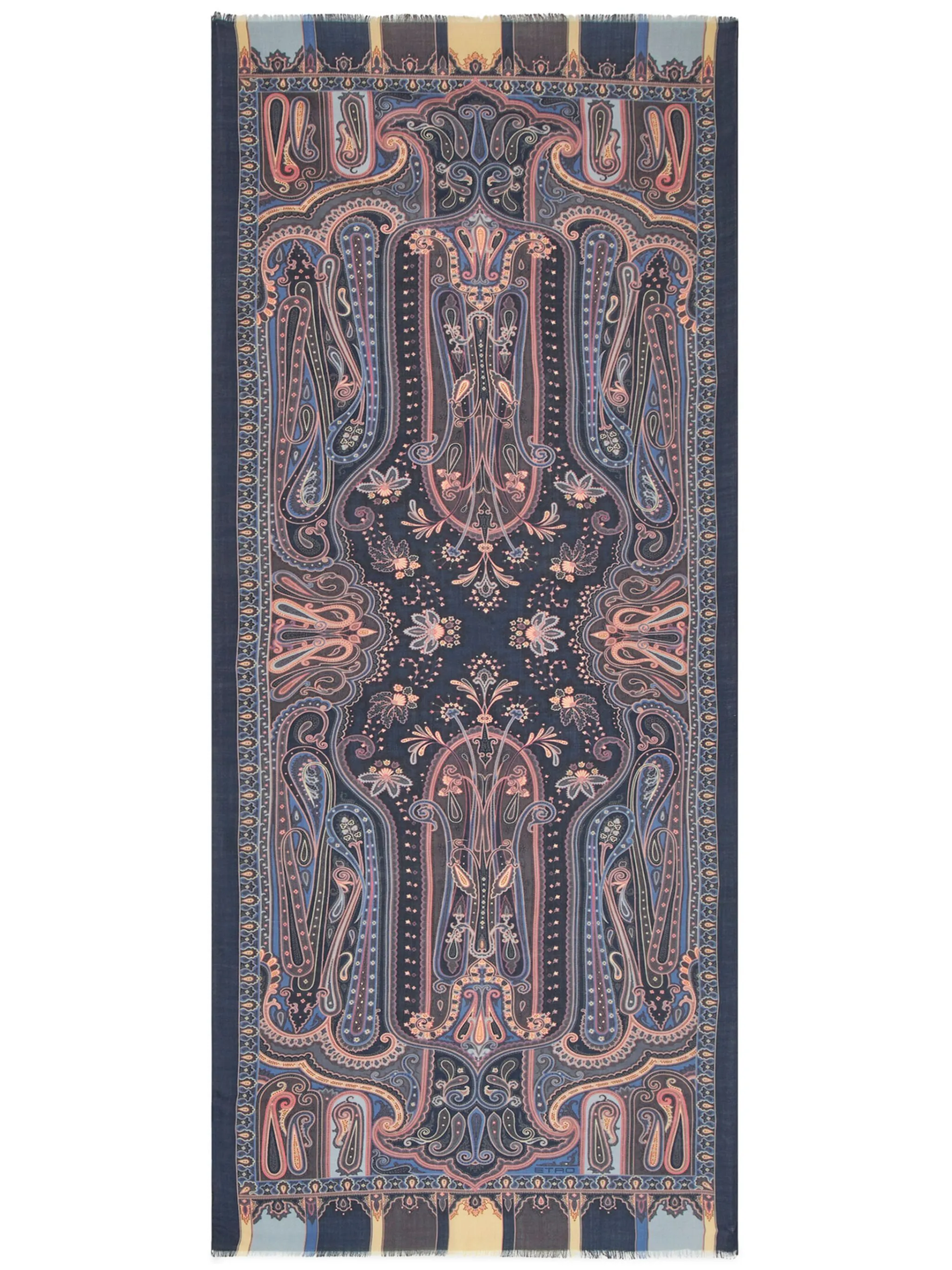 

Шарф с принтом пейсли Etro, синий