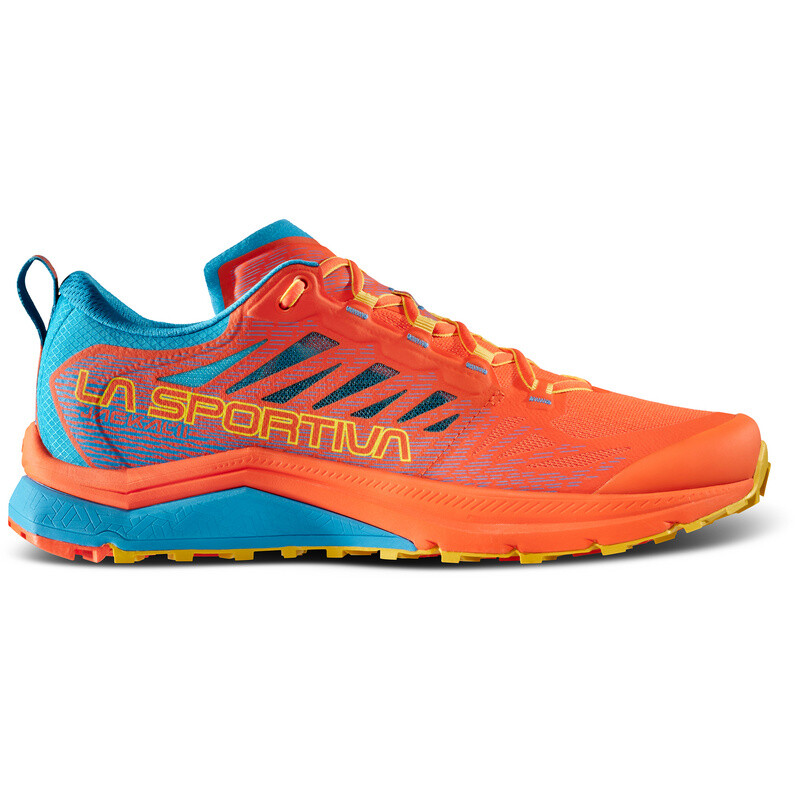 Мужские туфли Jackal II La Sportiva, цвет Cherry Tomato-Tropic Blue — фото 2