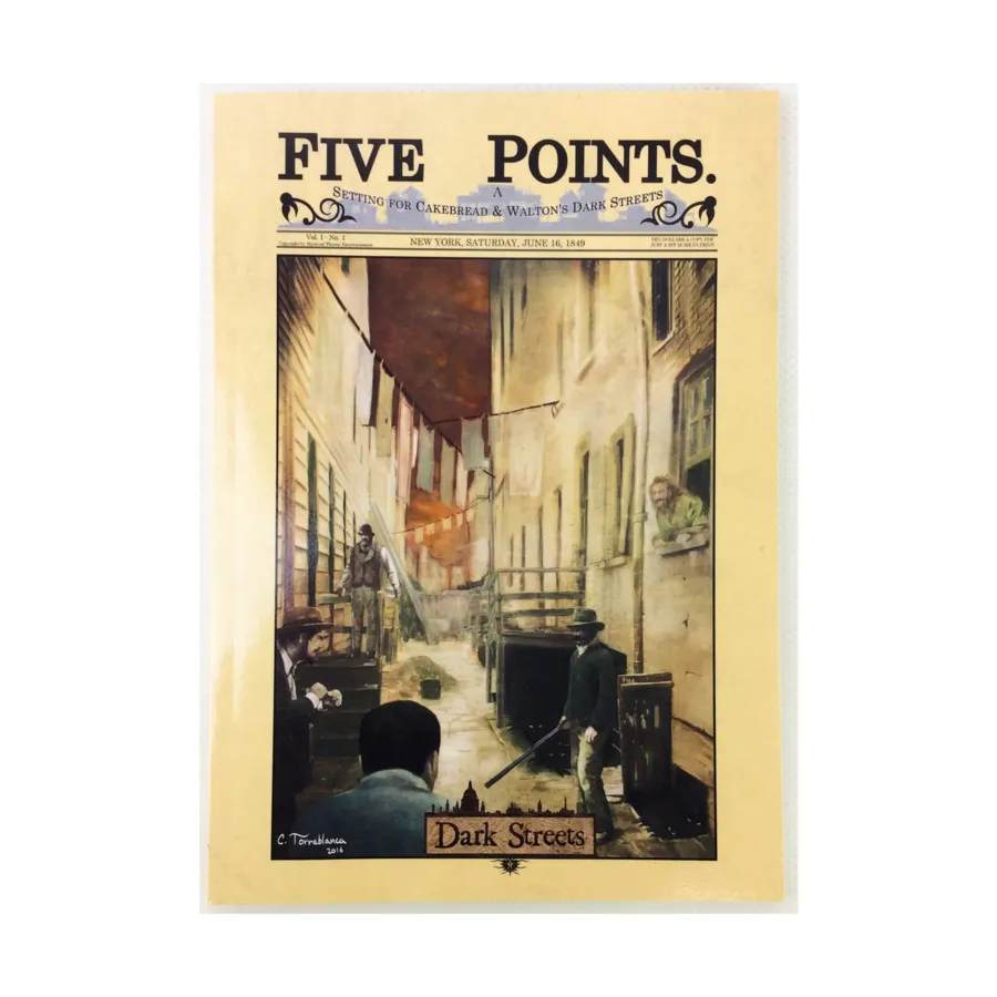 

Five Points - A Setting for Dark Streets, Roleplaying Games (Mystic Throne Entertainment), мягкая обложка