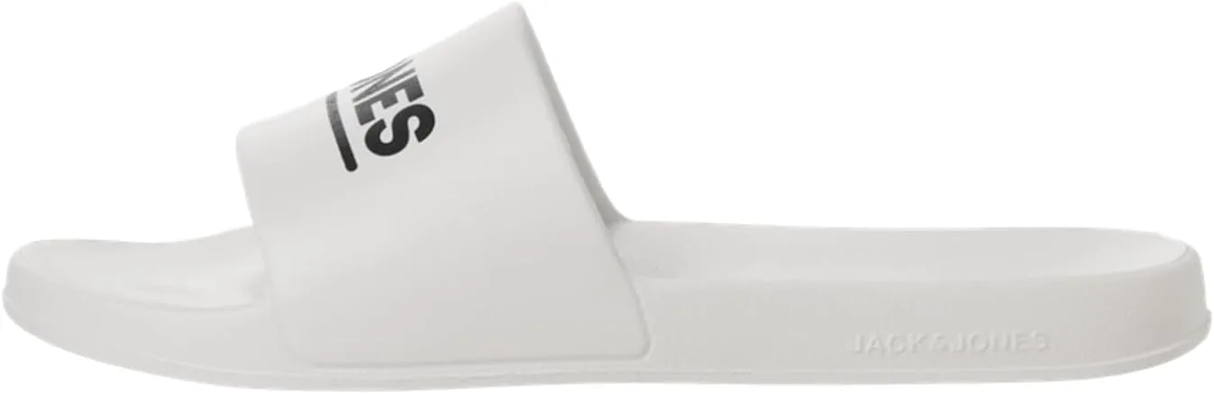 Мужские длинные шлепанцы JACK & JONES Jfwollie Slider, белый