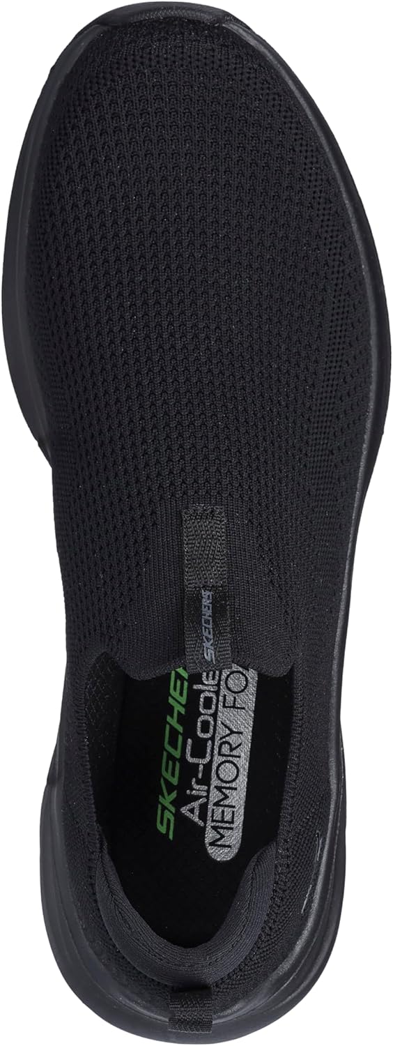 Мужские лоферы Skechers Vapor Foam Covert, черный — фото 3