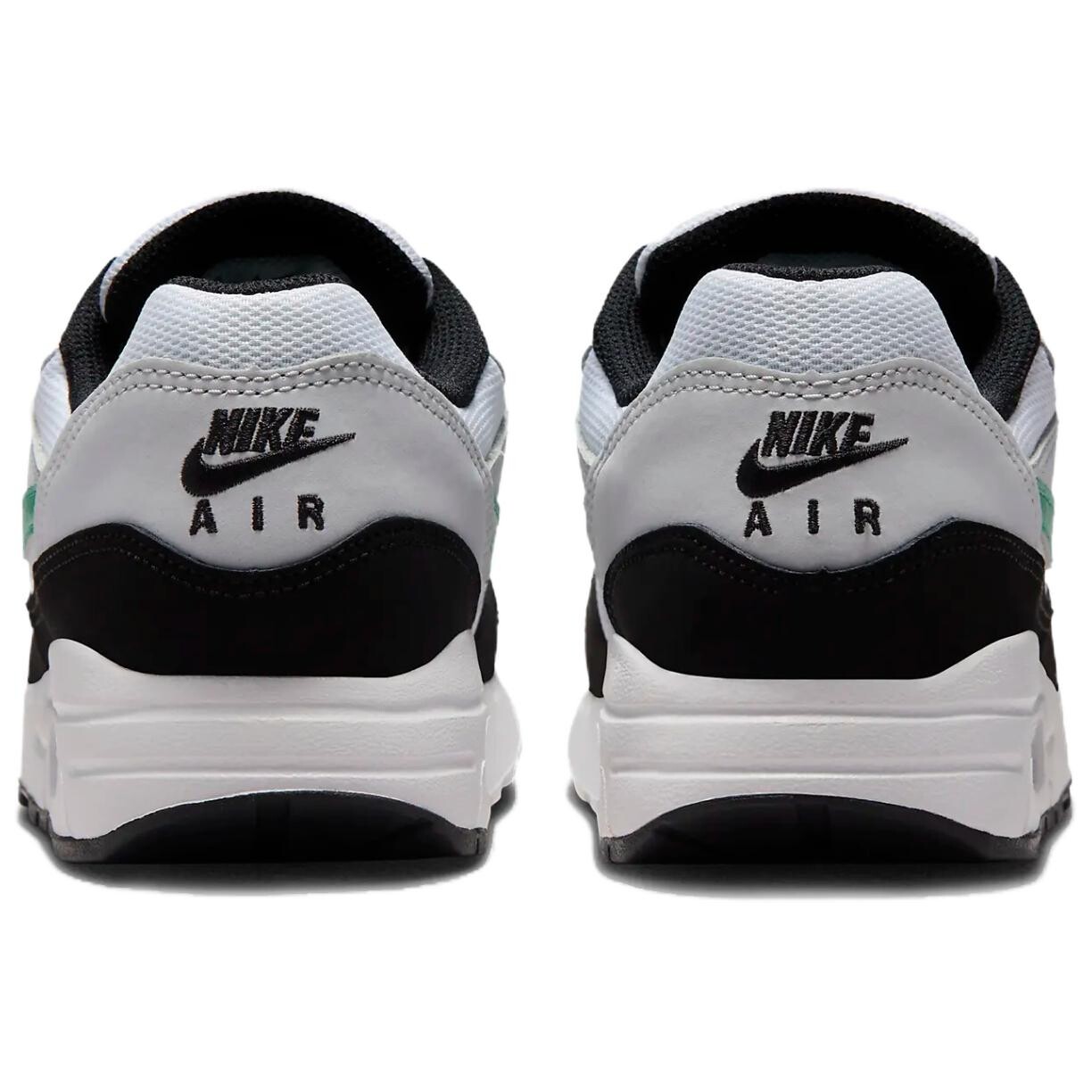 Кроссовки Nike Air Max 1 для женщин, White/Pure Platinum/Black/Stadium Green — фото 4