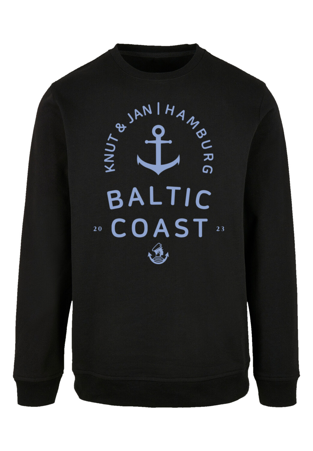 

Пуловер F4NT4STIC Sweatshirt Ostsee Logo Knut & Jan Hamburg, черный
