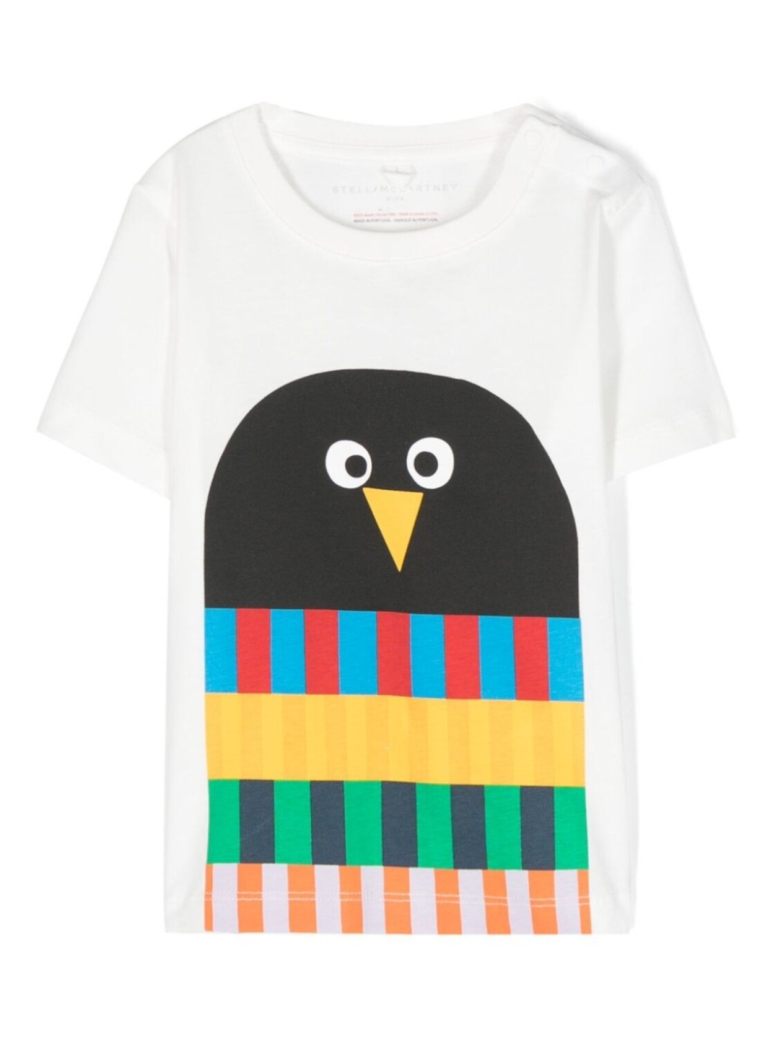 

Stella McCartney Kids футболка с принтом Penguin Scarf, белый