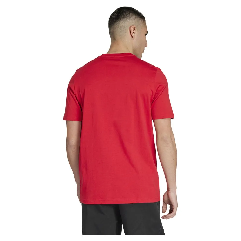 Футболка с коротким рукавом adidas Manchester United 24/25 DNA Graphic, красный — фото 2