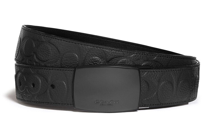 

Мужской кожаный ремень COACH, Black