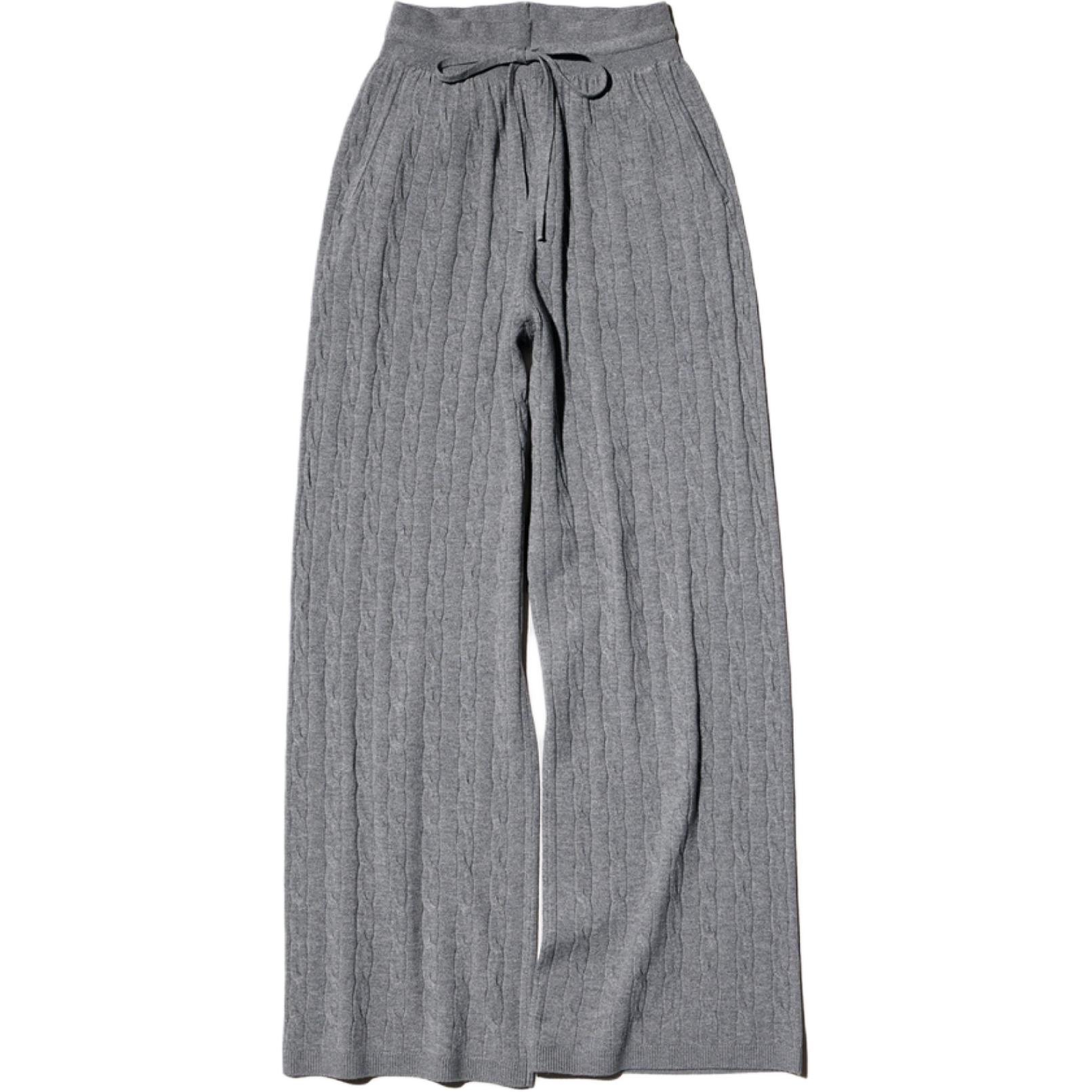 

Женские повседневные брюки Lead Gray UNIQLO, серый