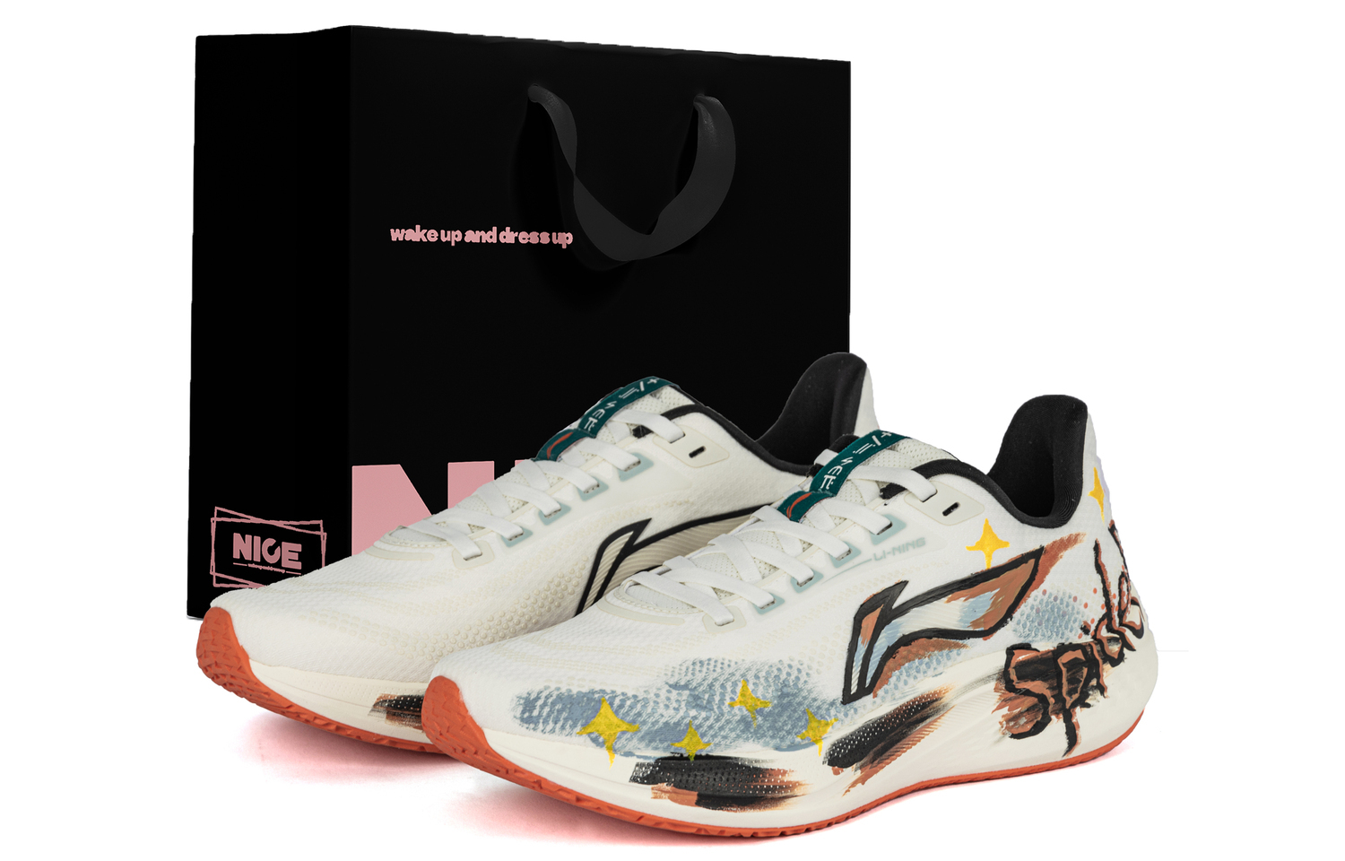 

LINING Кроссовки Red Hare 7 мужские Low top Orange