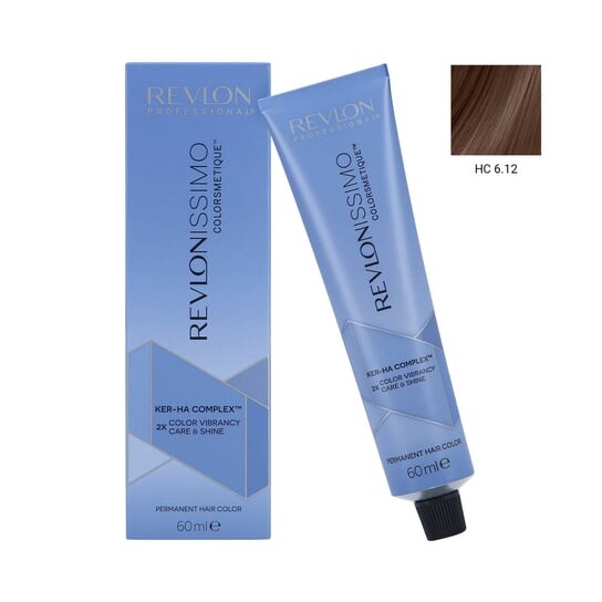 

Профессиональная краска для волос HC 6.12, 60 мл REVLON REVLONISSIMO COLORSMETIQUE, Revlon Professional