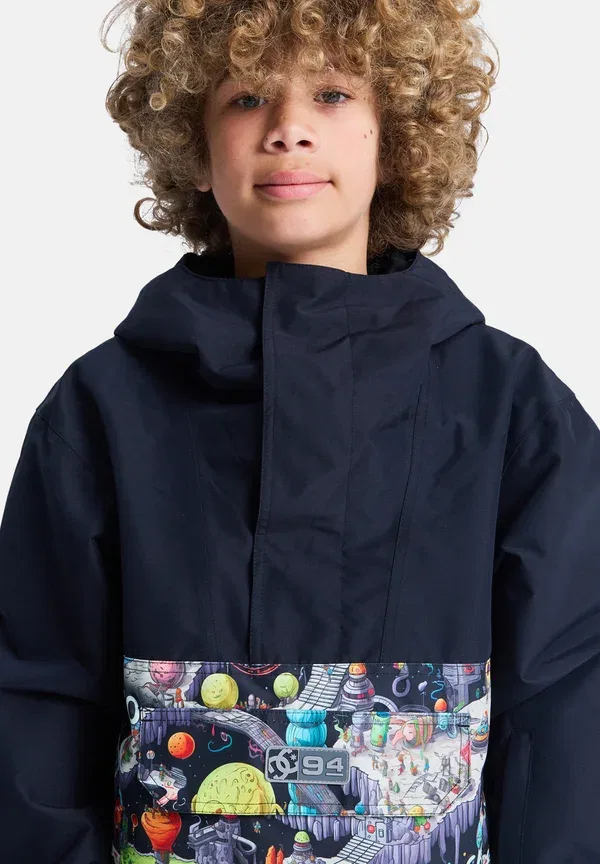 Технический анорак сноубордическая куртка Dc Shoes, kta outer world, черный — фото 4