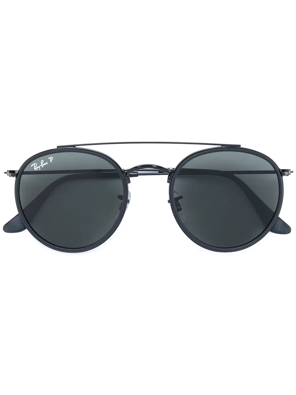 

Солнцезащитные очки в круглой оправе Ray-Ban, черный