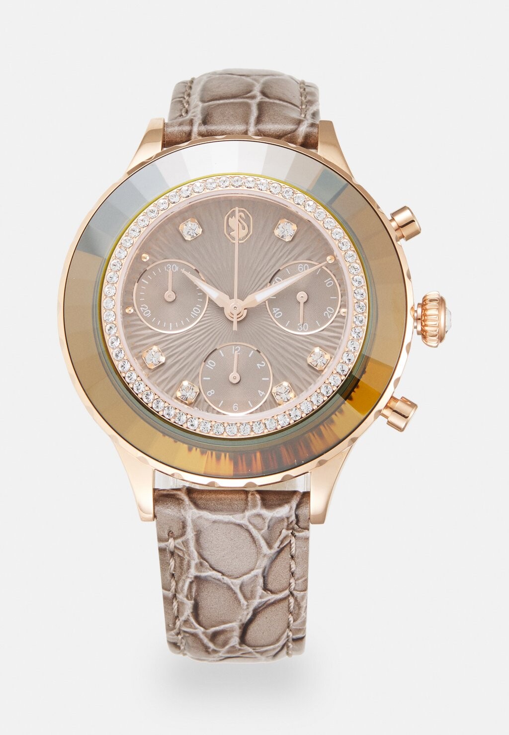 

Часы с хронографом OCTEA Swarovski, цвет розового золота