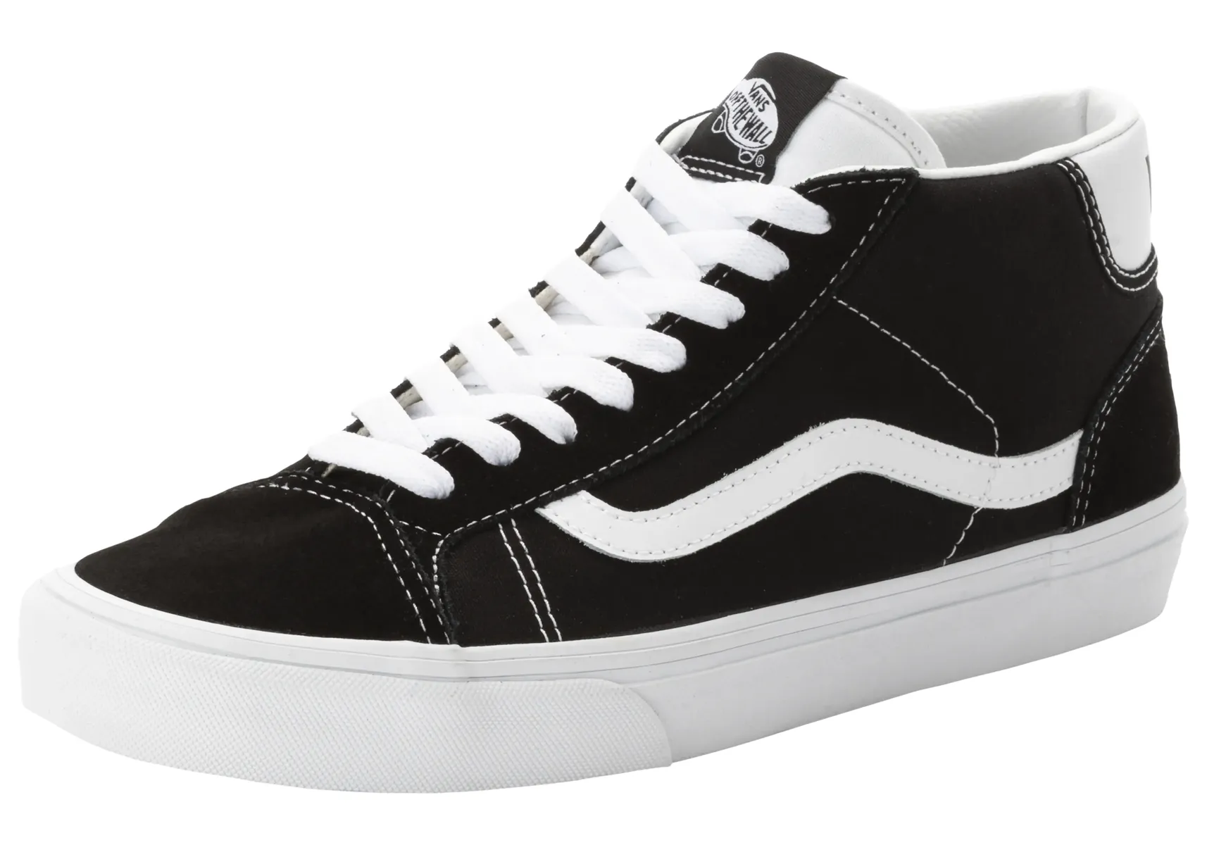 

Кроссовки Vans "UA Mid Skool 37", цвет Black/True White