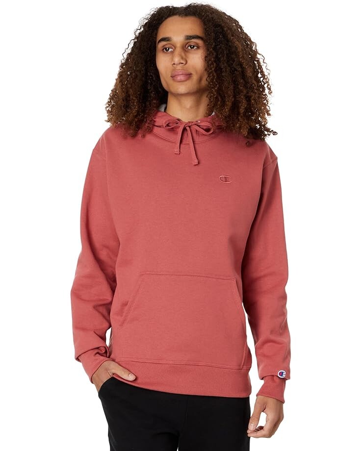 

Худи Champion Powerblend Fleece Pullover, цвет Sandalwood Red