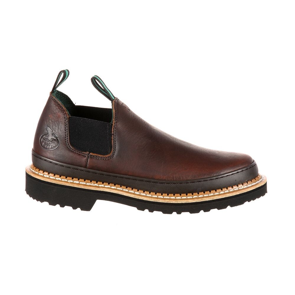 Georgia Boots Мужские рабочие туфли Georgia Giant Romeo со стальным носком, цвет Soggy Brown — фото 2
