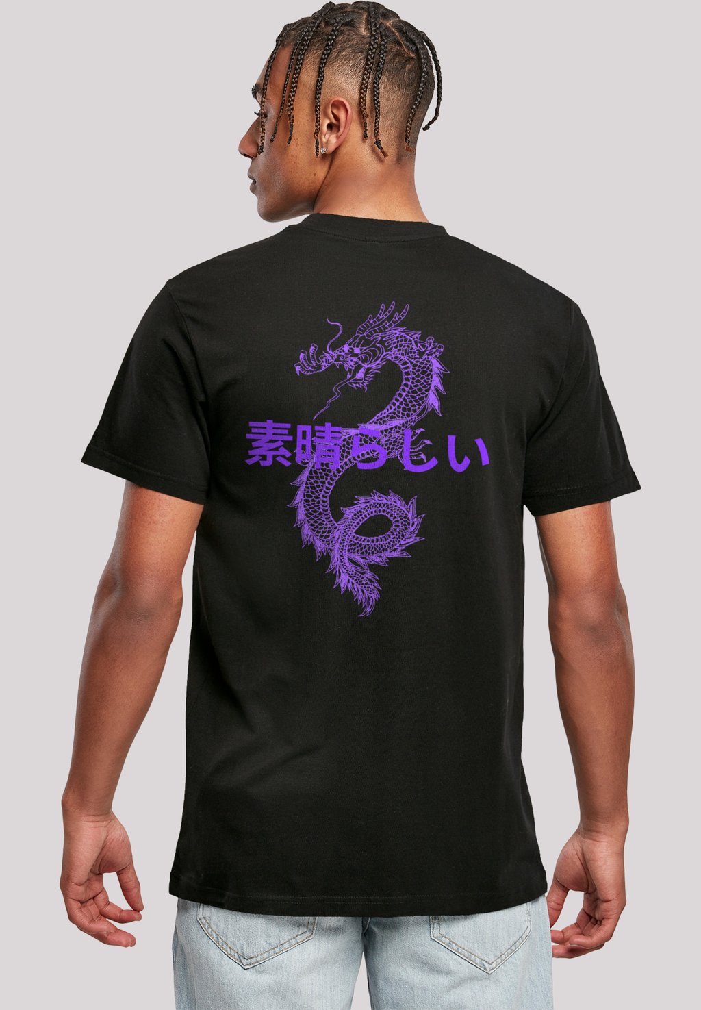 

Футболка с принтом DRACHE JAPAN F4NT4STIC, черный