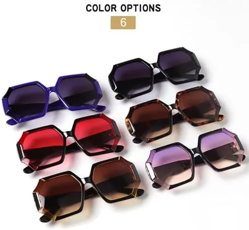 

Ретро-солнцезащитные очки большого размера для женщин и мужчин, модные очки унисекс, стильные солнцезащитные очки с защитой от УФ-излучения UV400 MTZJH, Green