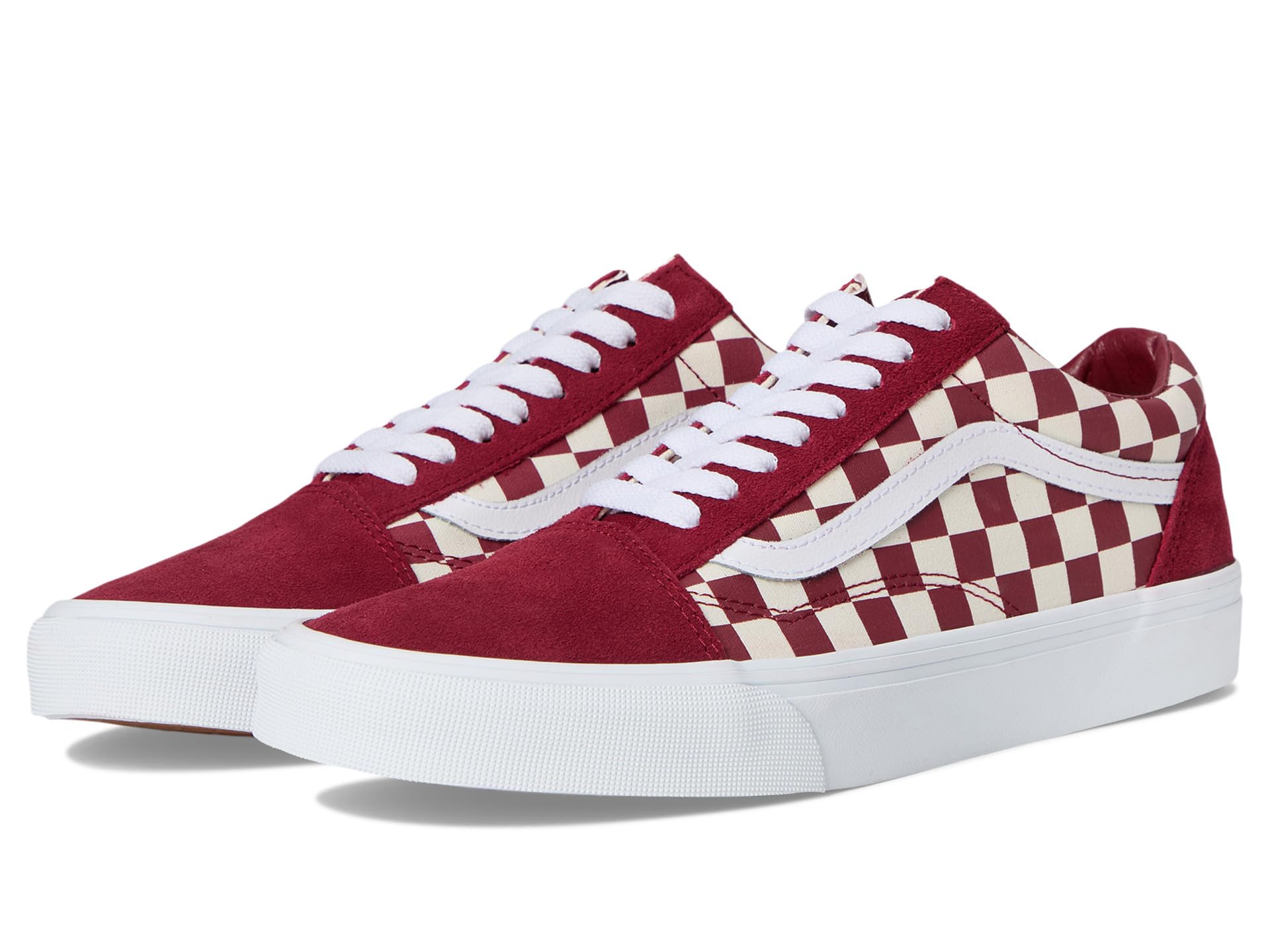 

Кроссовки Unisex Vans Old Skool, цвет Checkerboard Red/White