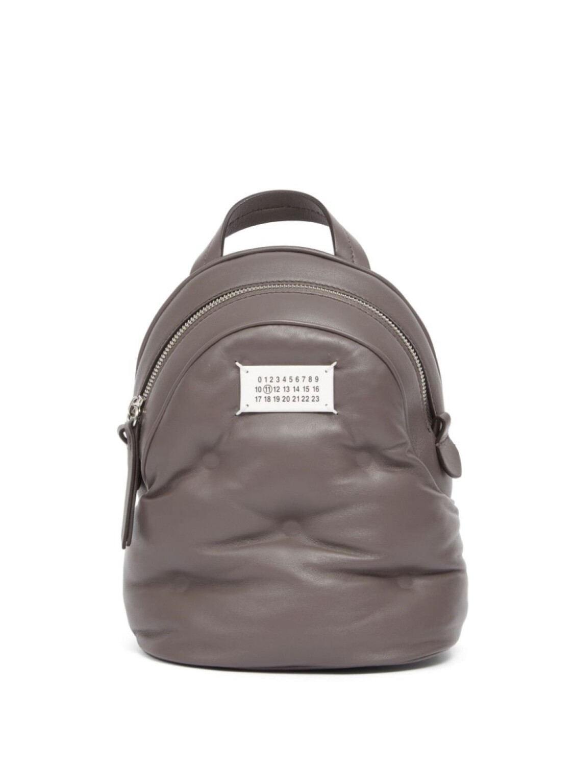 

Maison Margiela рюкзак из кожи Glam Slam, серый