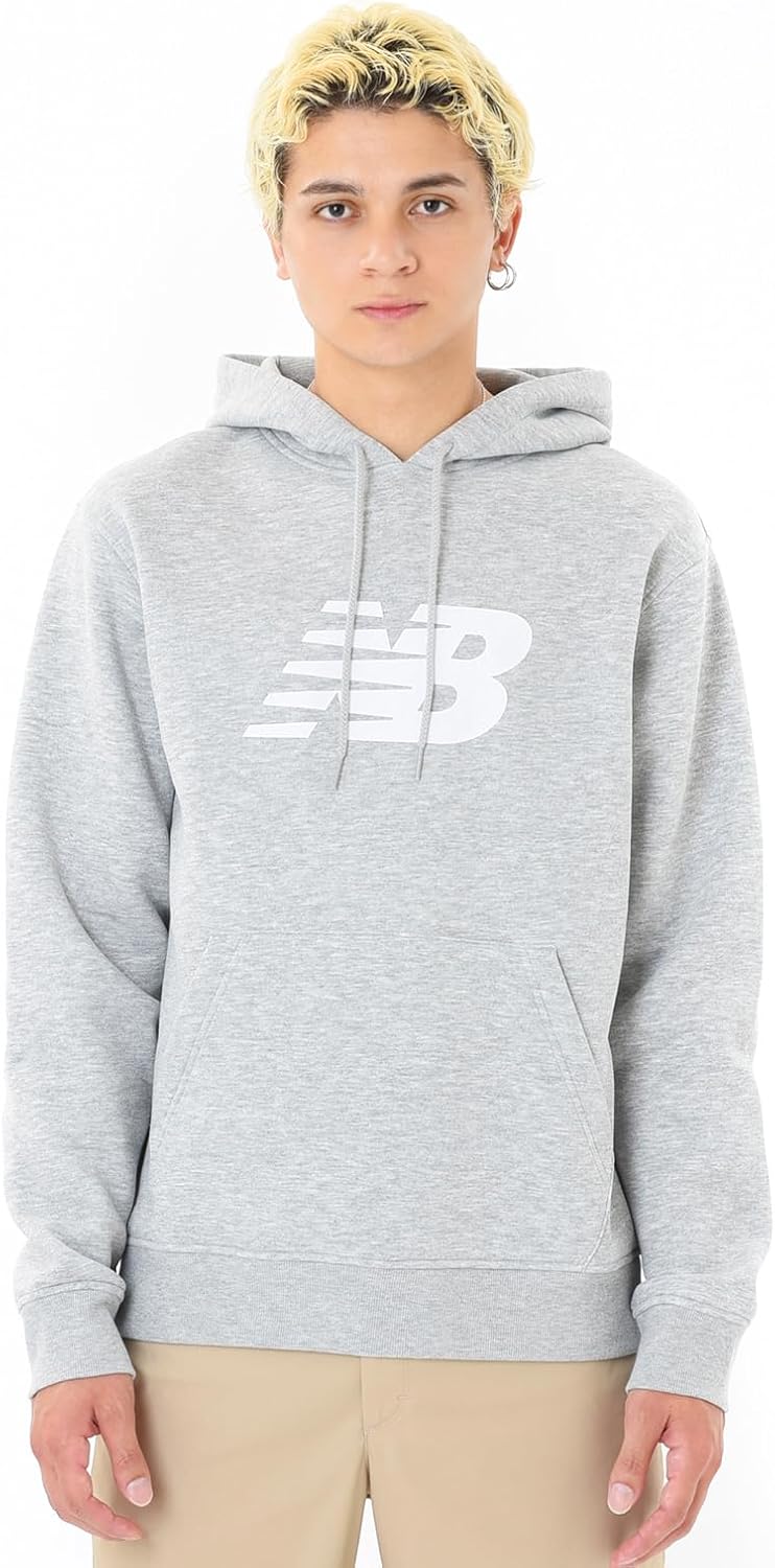 

Мужская спортивная толстовка New Balance Sport Essentials Core Sweat Hoodie (MT43904), серый