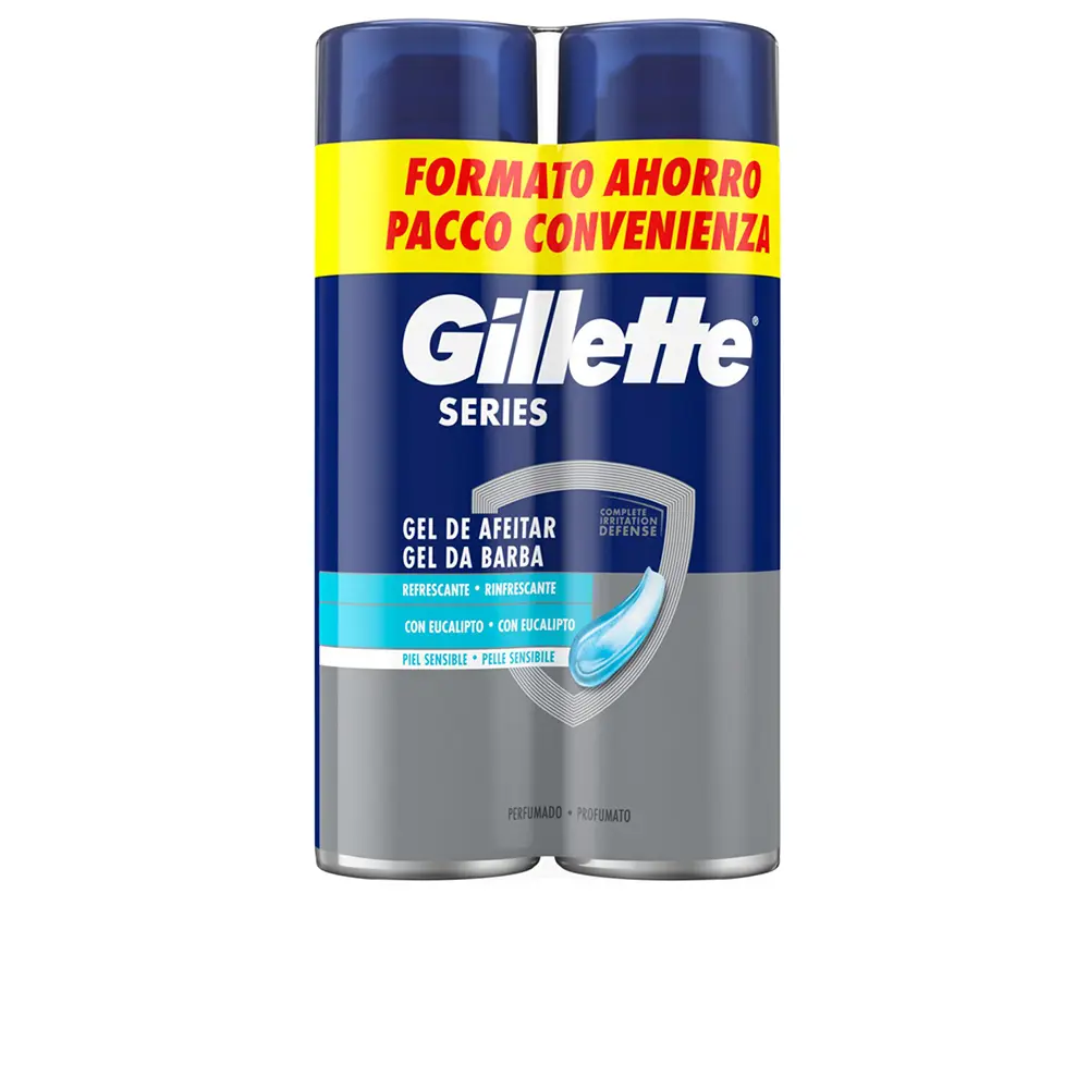 

Пена для бритья Series gel de afeitar piel sensible Gillette, 2 x 200 мл.