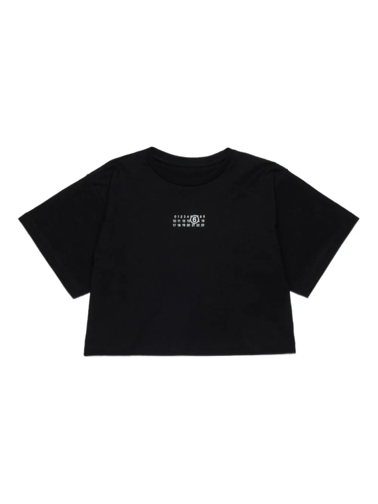 

Футболка хлопковая MM6 Maison Margiela Kids, черный