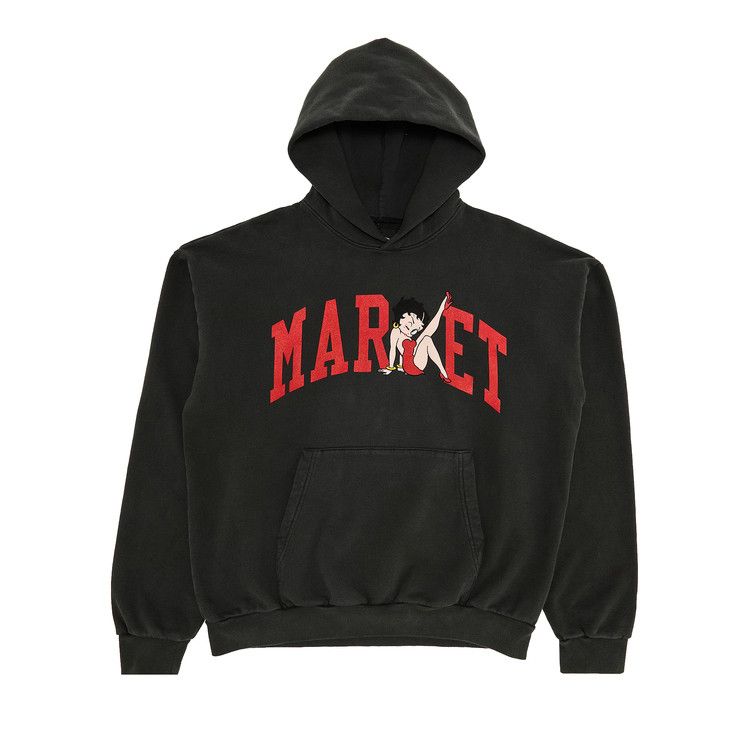 

Худи Market Betty Boop Hoodie, Washed Black