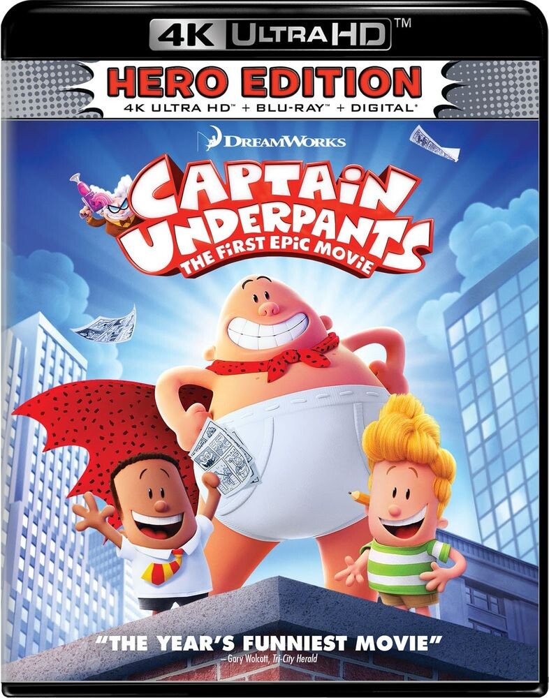 

Диск 4K Ultra HD Captain Underpants: The First Epic Movie (4k Ultra HD)