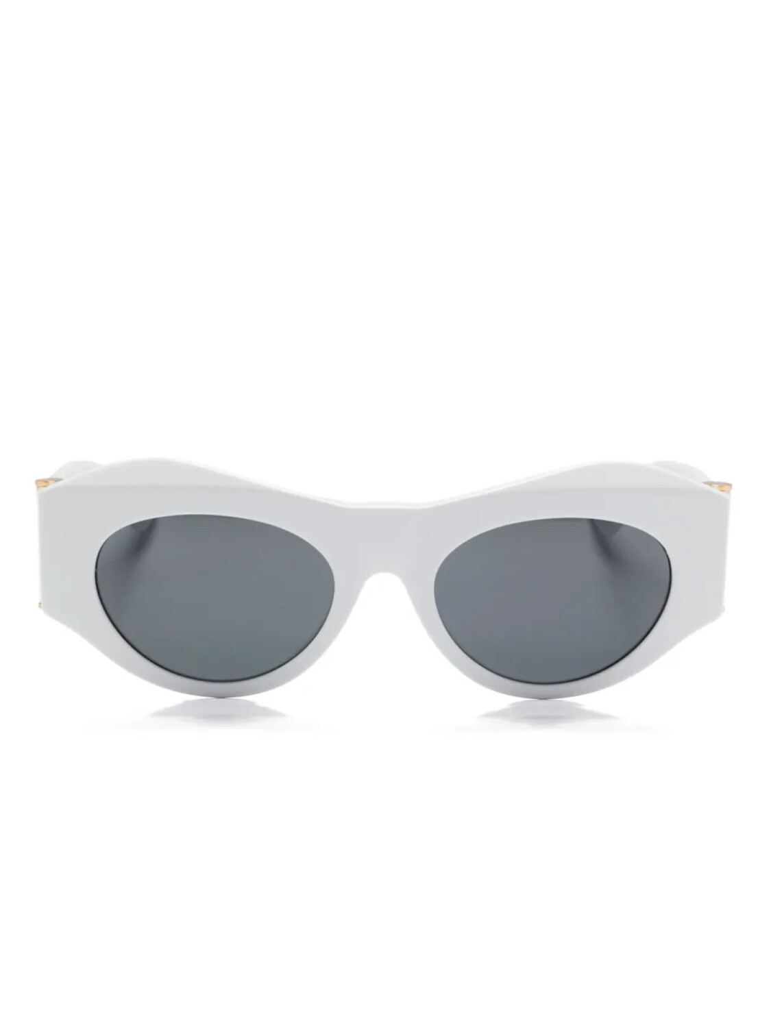 

Солнцезащитные очки в оправе «кошачий глаз» от Versace Eyewear, белый