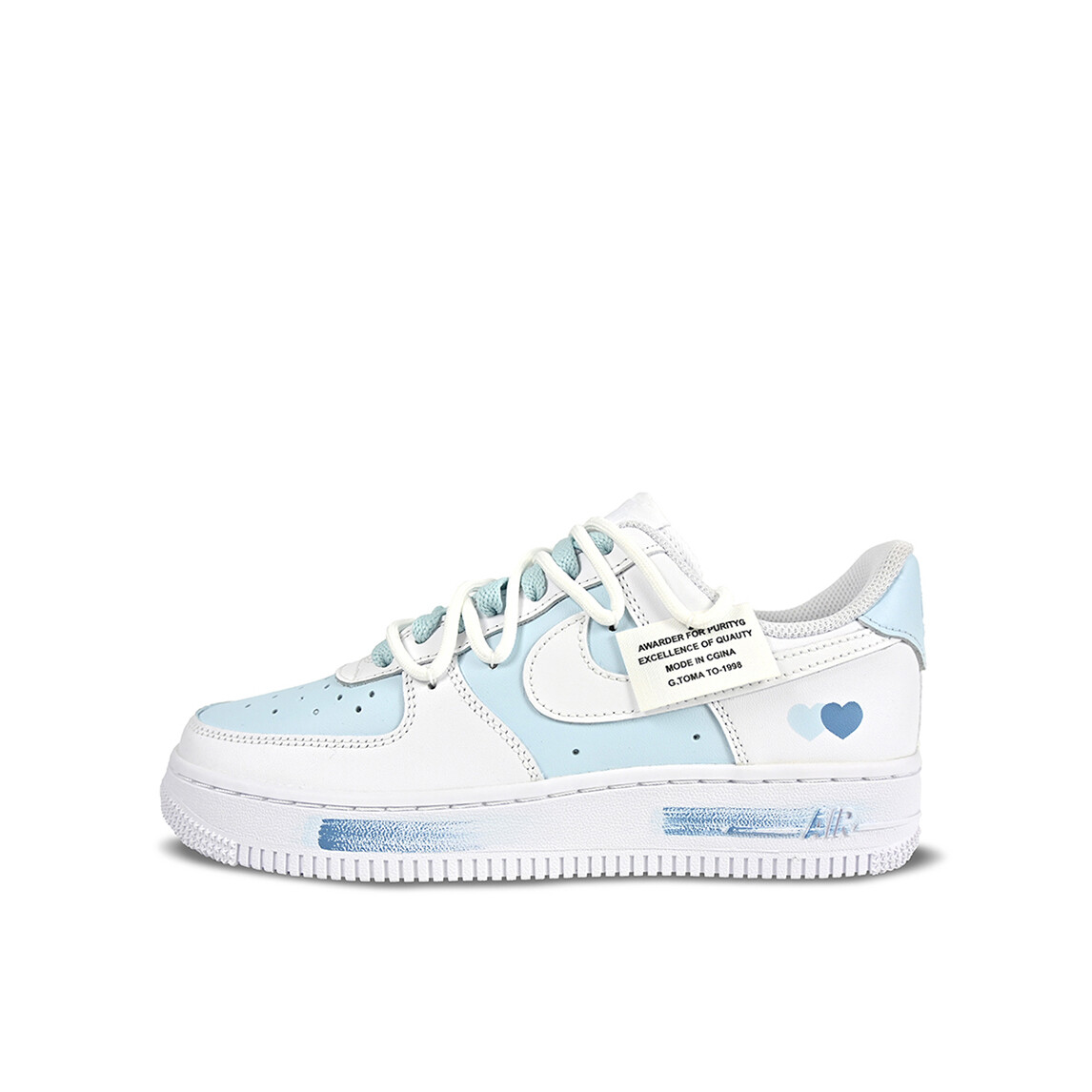 

Женские кроссовки для скейтбординга Nike Air Force 1, Light Blue