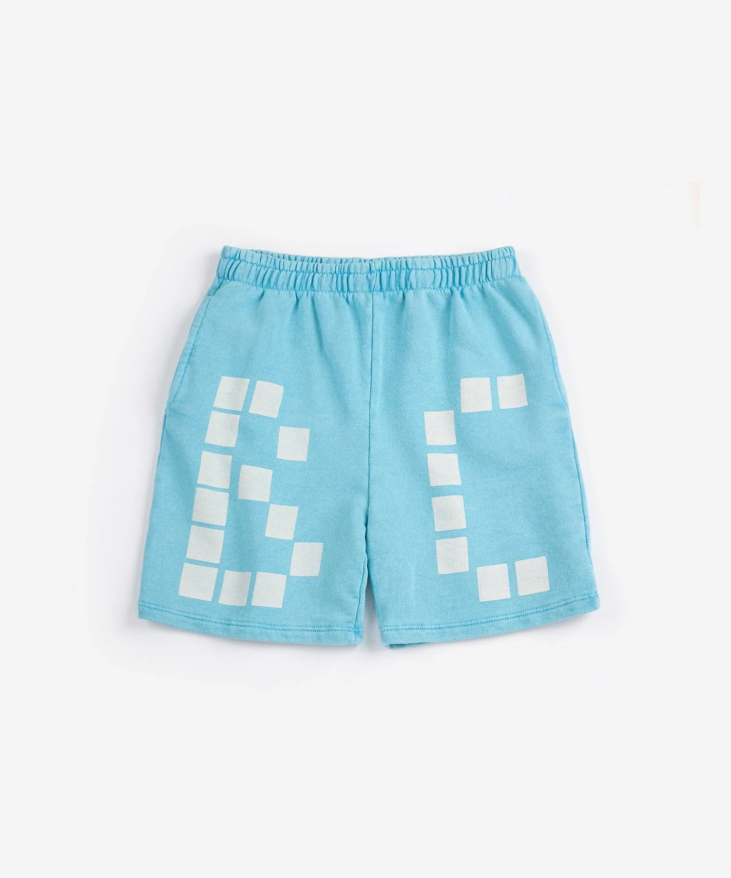 Детские шорты из хлопка Square BC bermuda BOBO CHOSES голубые