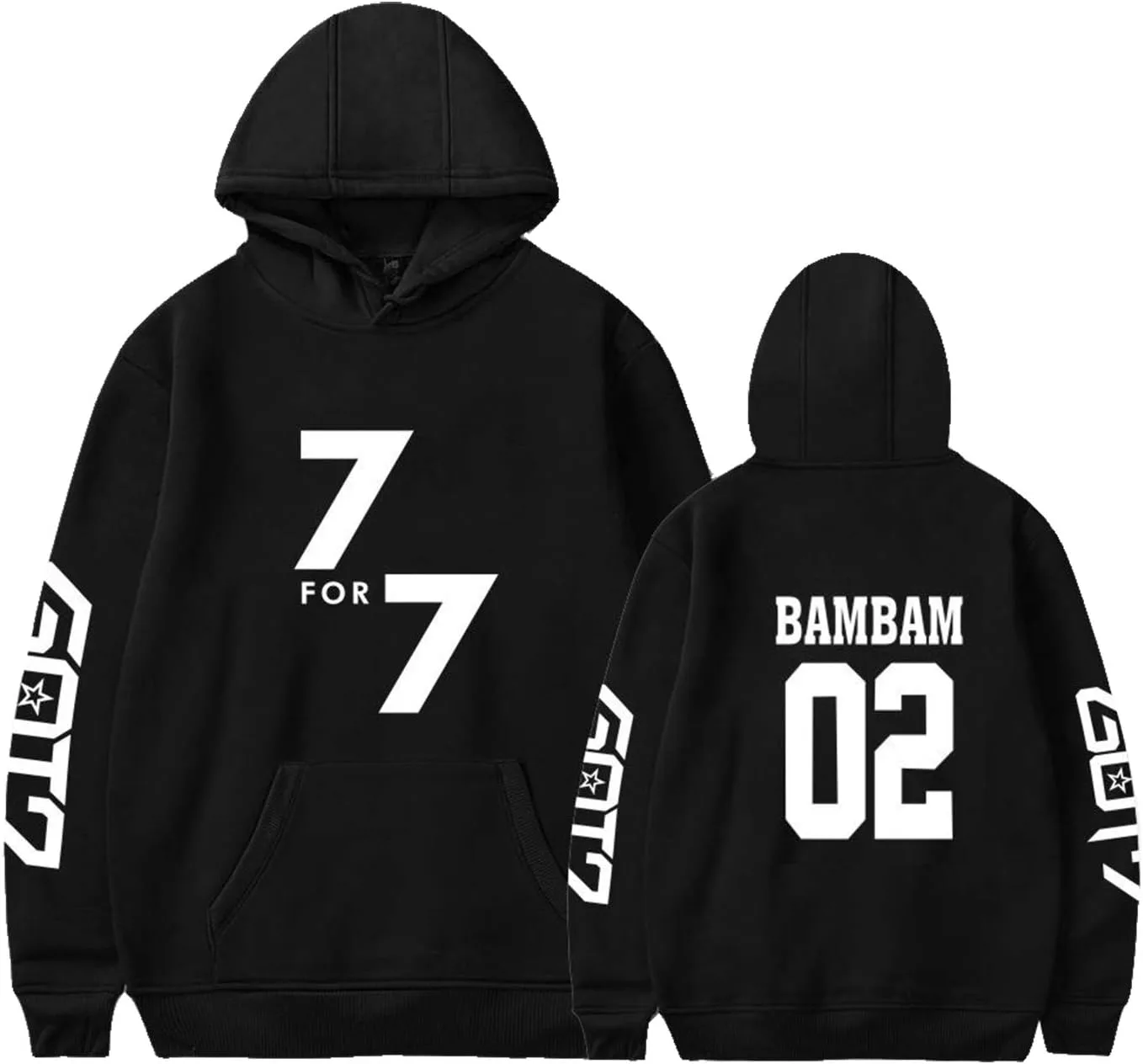 

Толстовка GOT7 с капюшоном для концертной поддержки Xkpopfans