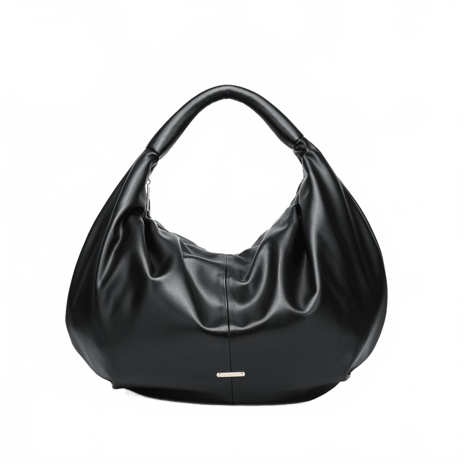 

Женская веганская сумка-шоппер Wanderlust в черном цвете Like Dreams