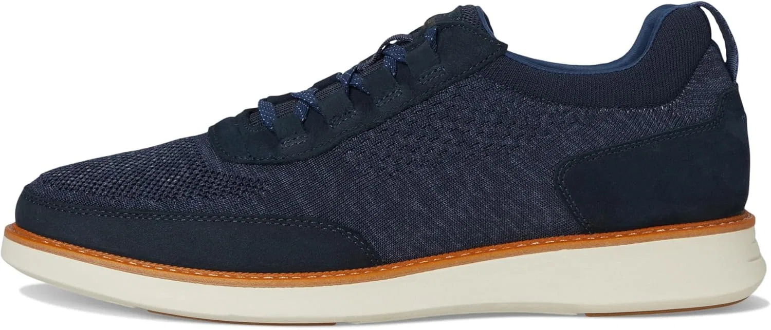 Мужские слипоны Florsheim Launch Knit Elastic Laceup Slip On, Navy — фото 4