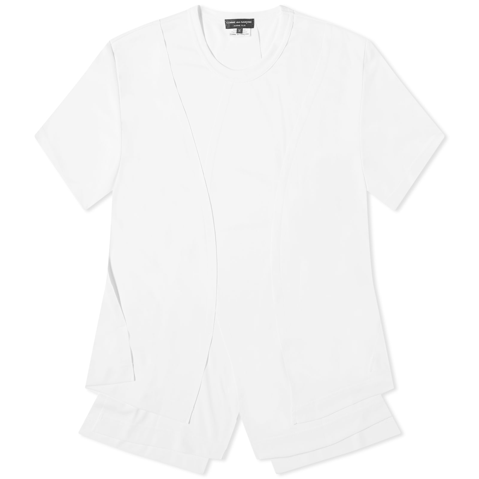 

Футболка Comme Des Garçons Homme Plus Honeycomb Panel T-Shirt, белый