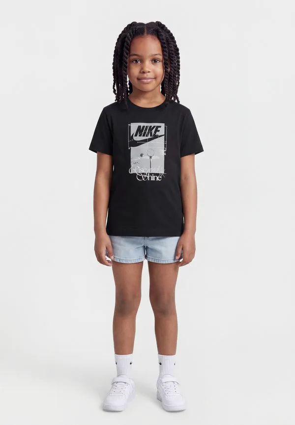 Футболка унисекс с принтом "rise and shine" Nike Sportswear, Black