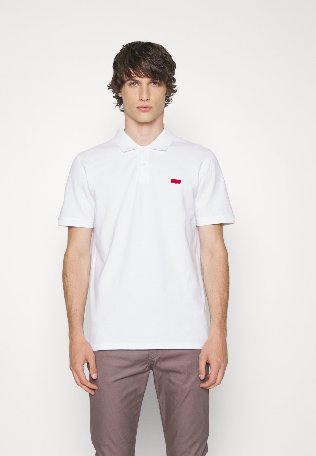 

Поло Slim Housemark Polo Levi's, цвет bright white