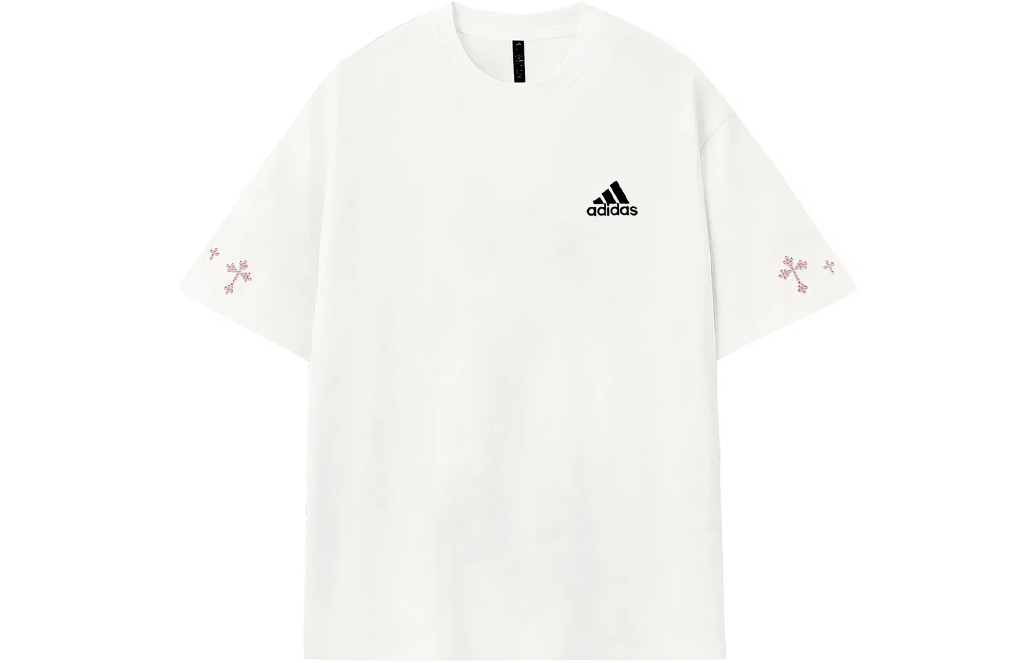 Футболка хлопковая MUST HAVES Adidas Ecru Pink Diamond