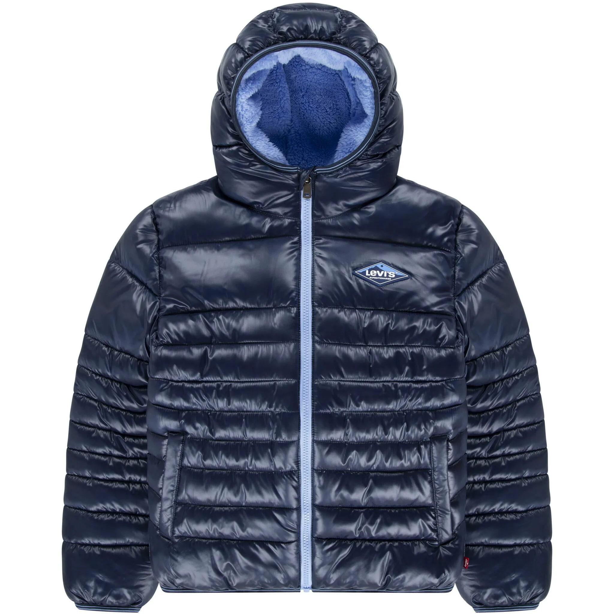 

Детская стеганая куртка Levi's «SHERPA LINED MDWT PUFFER JACKET», с капюшоном, для мальчика с капюшоном Levi'S Kids, цвет DRESS BLUES