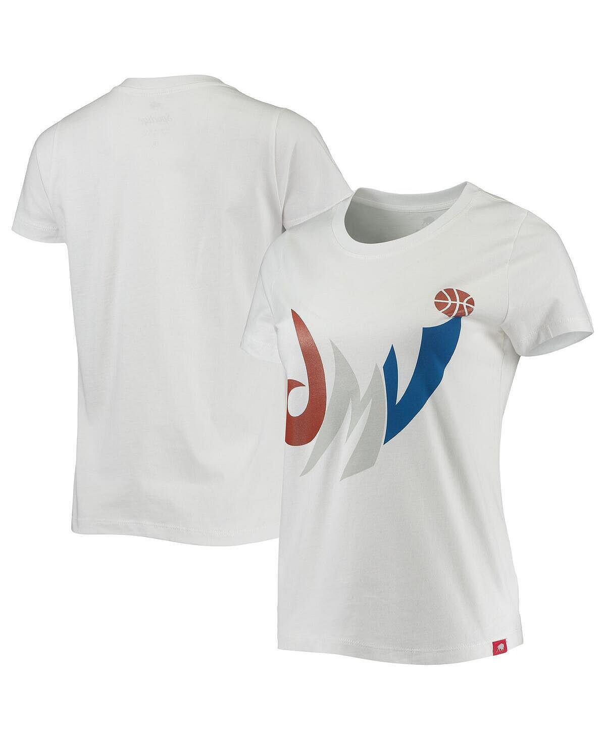 

Женская белая футболка Washington Wizards Cabo Sportiqe, белый